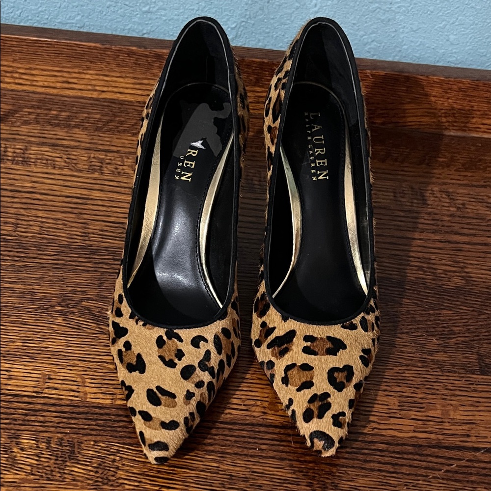 Lauren Ralph Lauren Animal Print Heels